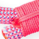 Watermelon Pink Rope Dog Leash