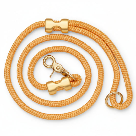 Golden rod Rope Dog Leash