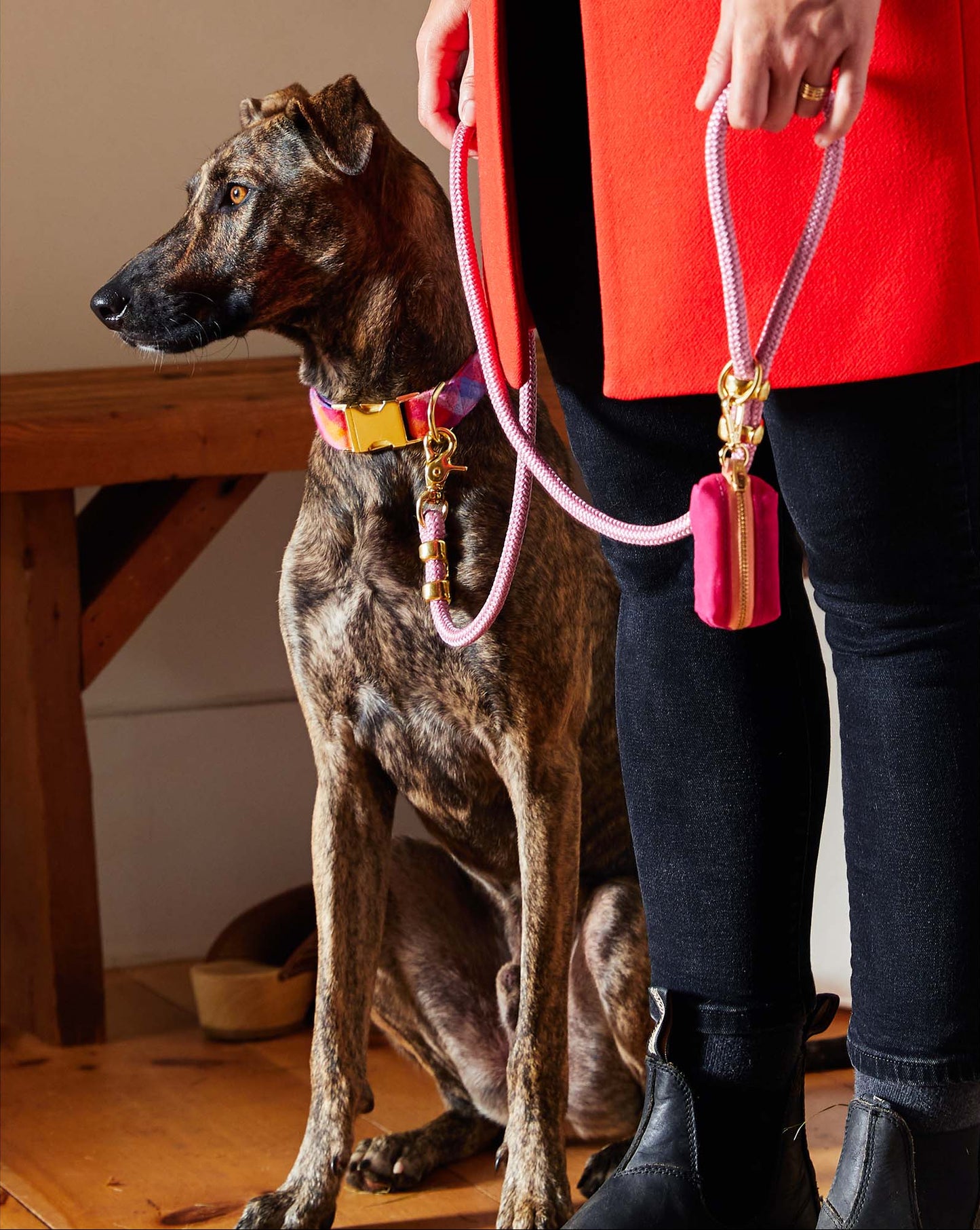 Orchiid Rope Dog Leash